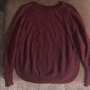 Burgundy sweater